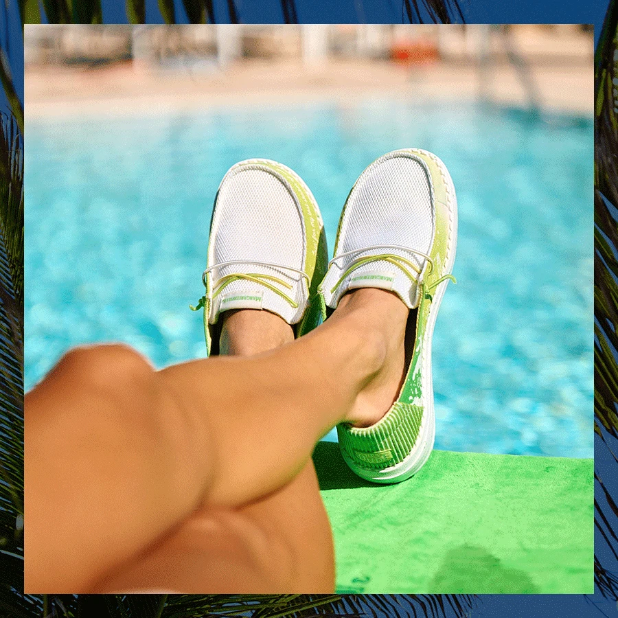 Wendy Margaritaville 2 - White/Lime 2 Wendy Margaritaville 2 - White/Lime - Image 2