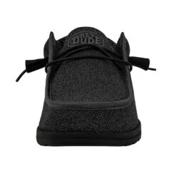Wally Sox Micro - Total Black -Heydude 40019 0XJ WALLY SOX MICRO TOTAL BLACK LEFT 4