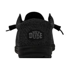 Wally Sox Micro - Total Black -Heydude 40019 0XJ WALLY SOX MICRO TOTAL BLACK LEFT 5