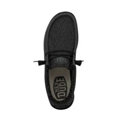 Wally Sox Micro - Total Black -Heydude 40019 0XJ WALLY SOX MICRO TOTAL BLACK LEFT 6