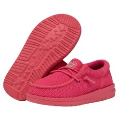 Wally Toddler Funk Mono - Electric Pink 8 Wally Toddler Funk Mono - Electric Pink -Heydude 40030 6QQ WALLYTODDLERFUNKMONO ELECTRICPINK PAIRBOTTOM