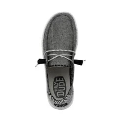 Wendy Chambray Woven - Onyx -Heydude 40059 09U WENDY CHAMBRAY WOVEN ONYX LEFT 6