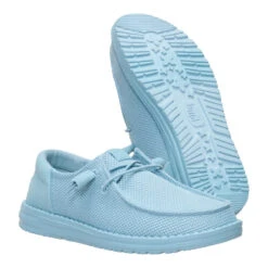 Wendy Funk Mono - Tourmaline Blue 12 Wendy Funk Mono - Tourmaline Blue -Heydude 40065 4YJ WENDYFUNKMONO TOURMALINEBLUE PAIR BOTTOM conversion1