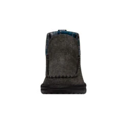 Denny Crafted Boot - Black/Black 9 Denny Crafted Boot - Black/Black -Heydude 40209 060 DENNYHEAVYCANVAS BLACKBLACK LEFTFRONT