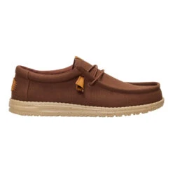 Wally Canvas - Brown 15 Wally Canvas - Brown -Heydude 40375 255 WALLYCANVAS BROWN RIGHT SIDE conversion1