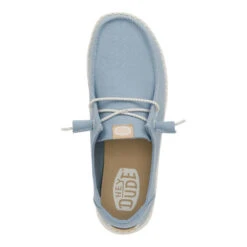 Wendy Canvas - Dusty Blue -Heydude 40386 49R WENDYCANVAS DUSTYBLUE TOP conversion1