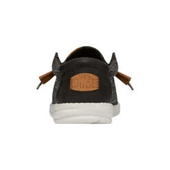 Wally Plaid - Grey -Heydude 40402 030 WALLYPLAID GREY LEFTBACK conversion1