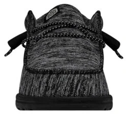 Wally Sport Knit - Black/Black -Heydude 40536 060 ALT150 conversion1
