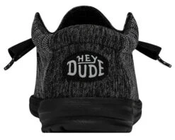 Wally Sport Knit - Black/Black -Heydude 40536 060 ALT160 conversion1