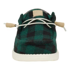 Wally Buffalo Plaid - Hunter Green -Heydude 40657 3WF WALLYBUFFALOPLAID HUNTERGREEN FRONT conversion1 fffbffce 6eea 492a ba80 62759dadd816