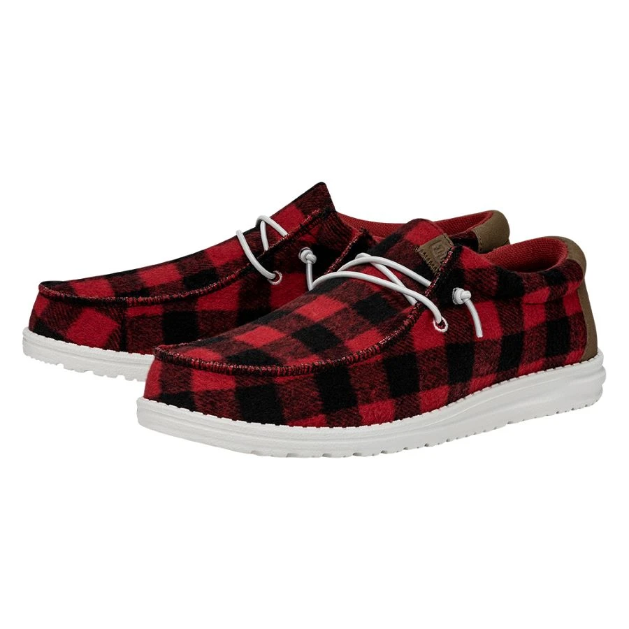 Wally Buffalo Plaid - Red And Black Plaid 2 Wally Buffalo Plaid - Red And Black Plaid - Image 2