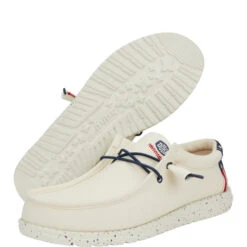 Wally Americana - Off White -Heydude 40687 1LB WALLY AMERICANA OFF WHITE PAIR BOTTOM conversion1