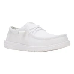 Wally Stretch Canvas Wide - White/White 13 Wally Stretch Canvas Wide - White/White -Heydude 40700 143 WALLYSTRETCHCANVAS WHITE WHITE RIGHT 3QTR 9832832c 8ca4 49bb bb4c cb482f98ae47