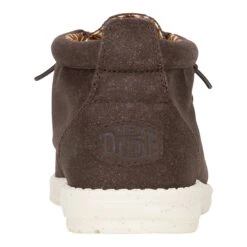 Wally Mid Stretch Canvas - Brown 11 Wally Mid Stretch Canvas - Brown -Heydude 40701 2IV WALLYMIDSTRETCHCANVAS MOLEBROWN BACK