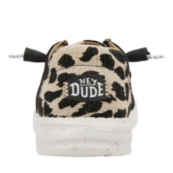 Wendy Leopard - Black/Leopard -Heydude 40735 0CU WENDY LEOPARD BLACK LEOPARD LEFT BACK conversion1