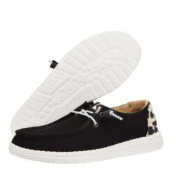 Wendy Leopard - Black/Leopard -Heydude 40735 0CU WENDY LEOPARD BLACK LEOPARD PAIR BOTTOM conversion1