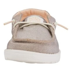 Wendy Youth Metallic Sparkle - Rose Gold -Heydude 40830 7D9 WENDY Y METALLIC SPARKLE ROSE GOLD LEFT FRONT