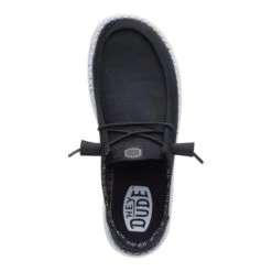 Wendy Stretch Canvas - Black Odyssey -Heydude 40902 0YF WENDYSTRETCHCANVAS BLACKODYSSEY TOP conversion1