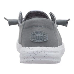 Wendy Stretch Canvas - Monument Grey -Heydude 40902 1UM WENDYSTRETCHCANVAS MONUMENTGREY BACK conversion1