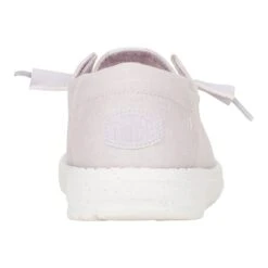 Wendy Stretch Canvas - Lavender 11 Wendy Stretch Canvas - Lavender -Heydude 40902 530 WENDYSTRETCHCANVAS LAVENDER BACK