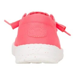 Wendy Stretch Canvas - Fiery Coral -Heydude 40902 79C WENDYSTRETCHCANVAS FIERYCORAL BACK 1