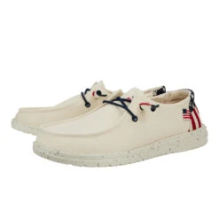 Wendy Americana - Off White 9 Wendy Americana - Off White -Heydude 41096 1LB WENDY AMERICANA OFF WHITE PAIR SIDE conversion1