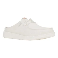 Wendy Slip Classic - White -Heydude 41269 100 WENDYSLIPCLASSIC WHITE RIGHT 3QTR