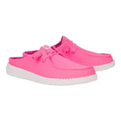 Wendy Slip Classic - Neon Pink 10 Wendy Slip Classic - Neon Pink -Heydude 41269 676 WENDYSLIPCLASSIC NEONPINK PAIR