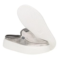 Austin Lift Classic - Metallic Charcoal 12 Austin Lift Classic - Metallic Charcoal -Heydude 41272 0GD AUSTINLIFTCLASSIC METALLICCHARCOAL PAIR BOTTOM