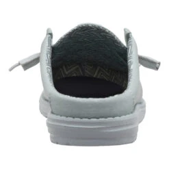 Wally Slip Stretch Canvas - Puritan Grey -Heydude 41293 1VV WALLYSLIPSTRETCHCANVAS PURITANGREY BACK conversion1