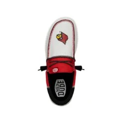 Men's Wally Tri Louisville Cardinals - Louisville Red/Black -Heydude 41322 643 WALLYTRILOUISVILLECARDINALS REDBLACK LEFTTOP