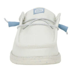 Wally Canvas Mono - Grey 11 Wally Canvas Mono - Grey -Heydude 41327 030 WALLYCANVASMONO GREY FRONT