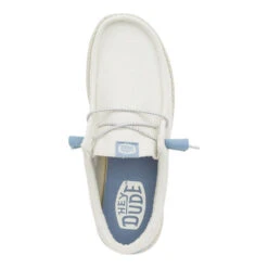 Wally Canvas Mono - Grey 13 Wally Canvas Mono - Grey -Heydude 41327 030 WALLYCANVASMONO GREY TOP