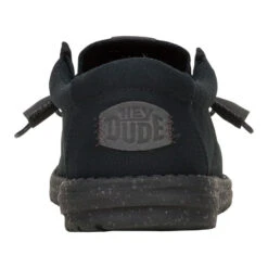 Wally Canvas Mono - Black/Clay 12 Wally Canvas Mono - Black/Clay -Heydude 41327 0S5 WALLYCANVASMONO BLACK CLAY BACK