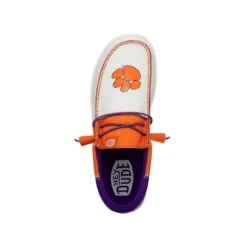 Men's Wally Tri Clemson - Clemson Orange/Purple -Heydude 41330 81E WALLYTRICLEMSON ORANGEPURPLE LEFTTOP 1