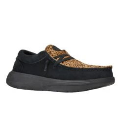 Wendy Comf Luxe - Black -Heydude 41865 001 WENDY X LUXE BLACK RIGHT SIDE