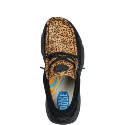 Wendy Comf Luxe - Black -Heydude 41865 001 WENDY X LUXE BLACK RIGHT TOP