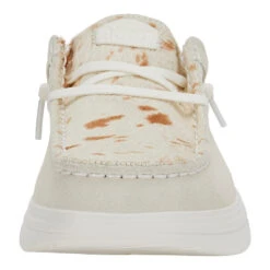 Wendy Comf Luxe - Ivory -Heydude 41865 105 WENDY X LUXE IVORY RIGHT FRONT