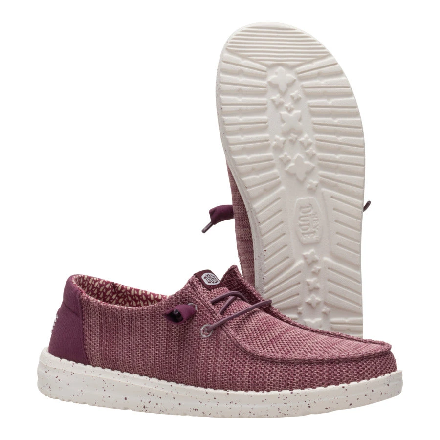 Wendy Stretch Sox - Burgundy 5 Wendy Stretch Sox - Burgundy - Image 5