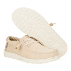 Wally Stretch Sox - Irish Cream/Egret 14 Wally Stretch Sox - Irish Cream/Egret -Heydude 41898 0LZ WALLYSTRETCHSOX IRISHCREAM EGRET PAIR BOTTOM conversion1