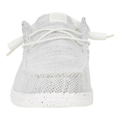 Wally Stretch Sox - Storm White 14 Wally Stretch Sox - Storm White -Heydude 41898 1UO WALLYSTRETCHSOX STORMWHITE FRONT