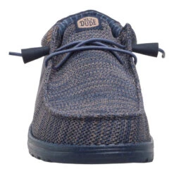 Wally Stretch Sox - Navy Blazer -Heydude 41898 4UC WALLYSTRETCHSOX NAVYBLAZER FRONT conversion1