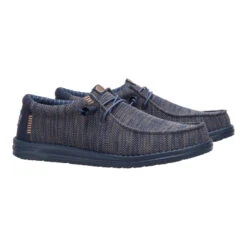 Wally Stretch Sox - Navy Blazer -Heydude 41898 4UC WALLYSTRETCHSOX NAVYBLAZER PAIR conversion1