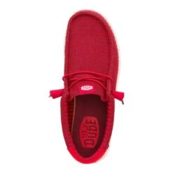 Wally Stretch Sox - Red 16 Wally Stretch Sox - Red -Heydude 41898 610 WALLYSTRETCHSOX RED TOP