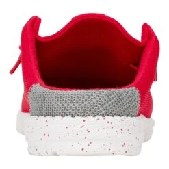 Wally Slip Varsity - Red/Grey -Heydude 41935 642 WALLYSLIPVARSITY RED GREY BACK