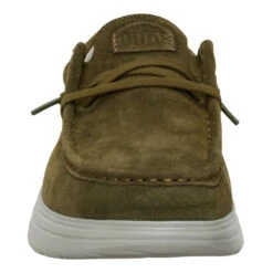 Wally Comf Suede - Dark Olive/Stone Grey 14 Wally Comf Suede - Dark Olive/Stone Grey -Heydude 41975 3AF WALLYCOMFSUEDE DARKOLIVESTONEGREY FRONT conversion1 a915d265 c76f 446a b127 301fe0db2758