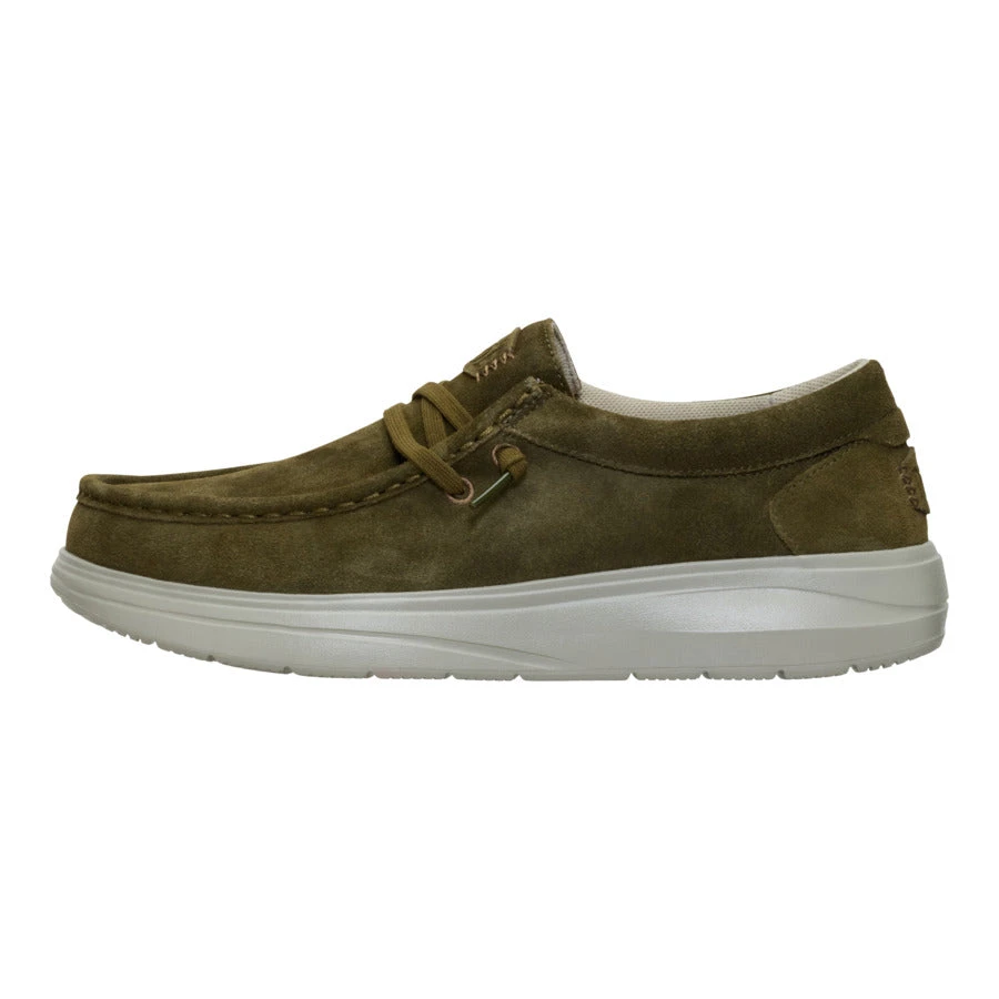 Wally Comf Suede - Dark Olive/Stone Grey 1 Wally Comf Suede - Dark Olive/Stone Grey