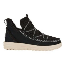 Camden Suede Cozy - Black -Heydude 42031 001 CAMDEN SUEDE COZY BLACK BLACK RIGHT SIDE