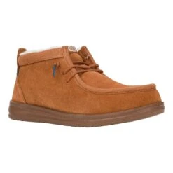 Wally Mid GripR Warmth - Brown -Heydude 42052 255 WALLYMIDGRIPRWARMTH BROWN RIGHT 3QTR