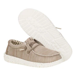 Wally Youth Stretch Sox - Walnut -Heydude 42072 267 WALLYYSTRETCHMESH WALNUT PAIR BOTTOM conversion1